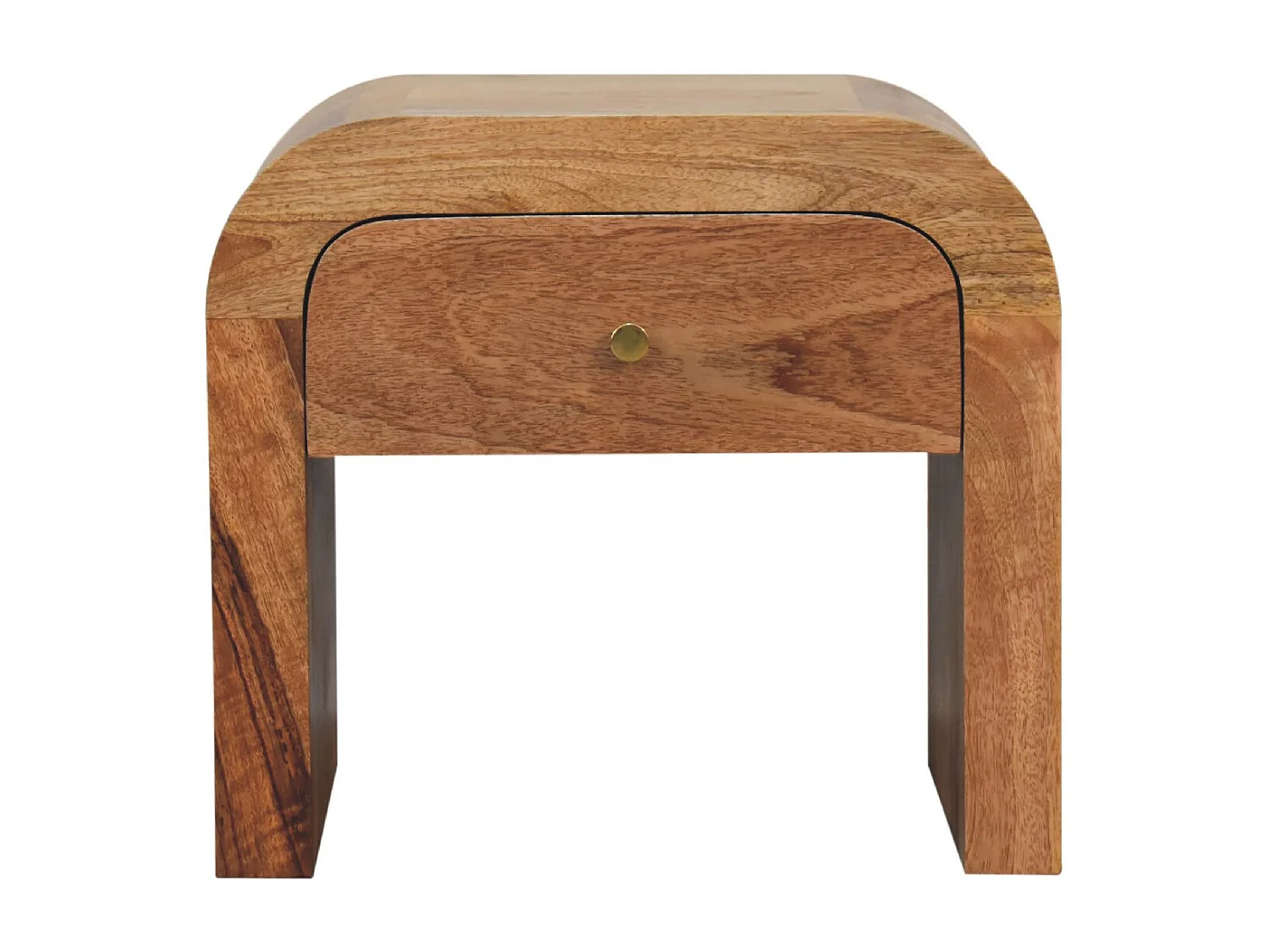 Nachttisch Darcy von Artisan Furniture, 1 Schublade, hellbraun