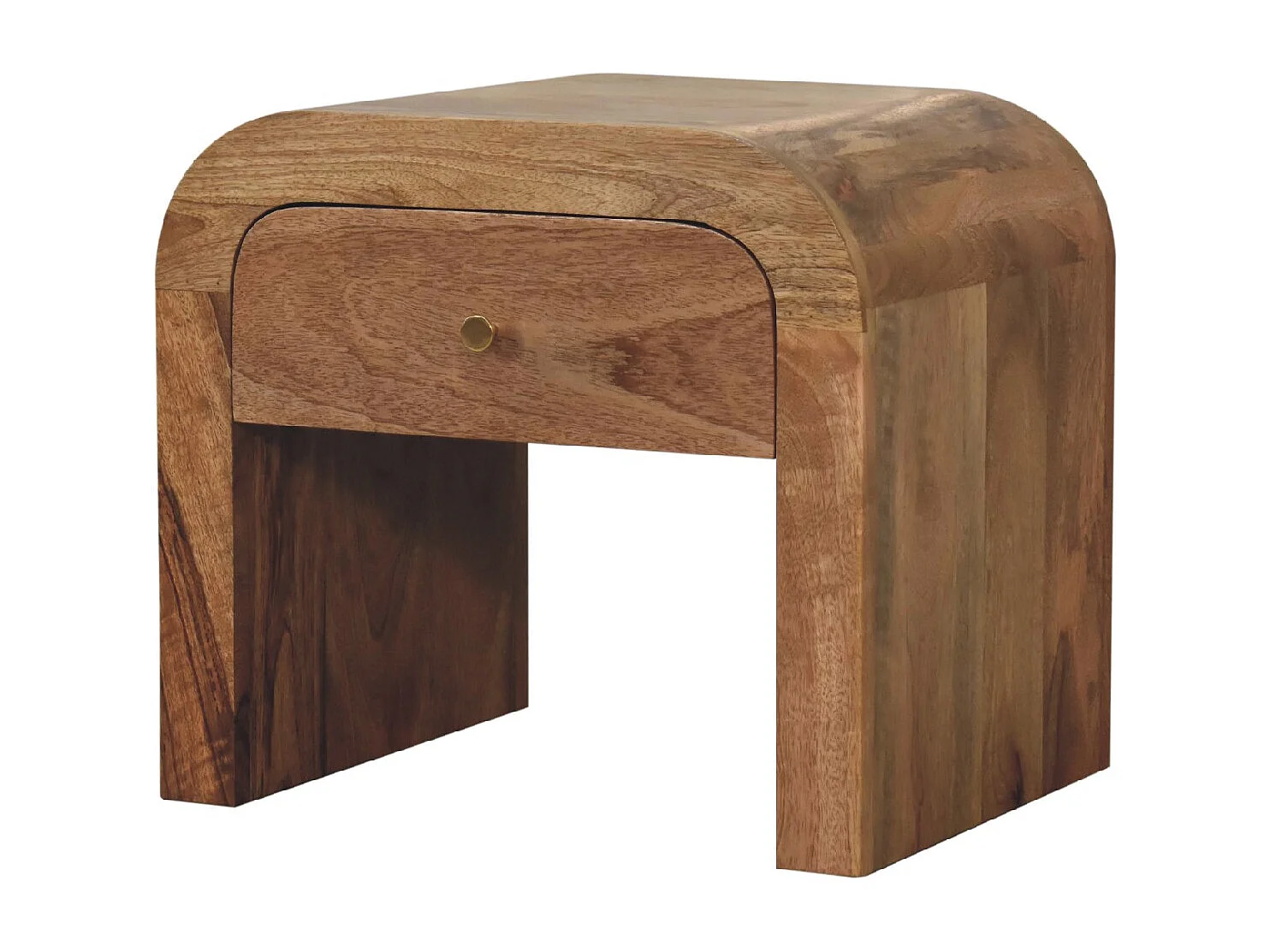 Nachttisch Darcy von Artisan Furniture, 1 Schublade, hellbraun