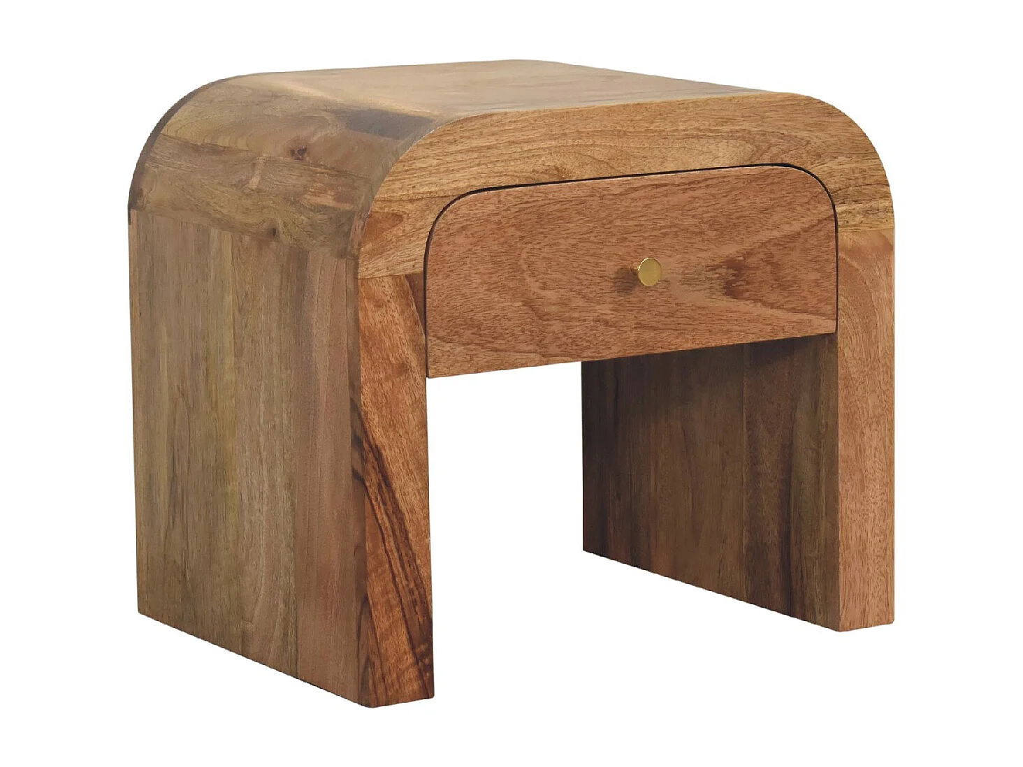 Nachttisch Darcy von Artisan Furniture, 1 Schublade, hellbraun