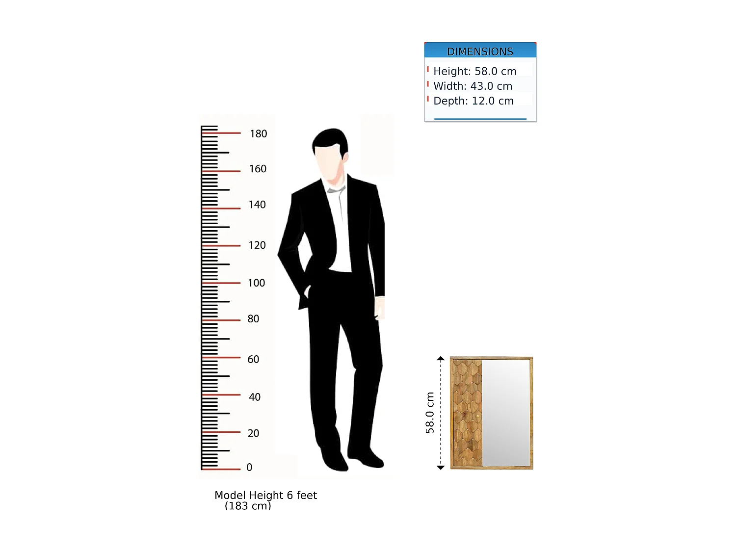 SPIEGELSCHRANK mit Ananas-Schnitzerei