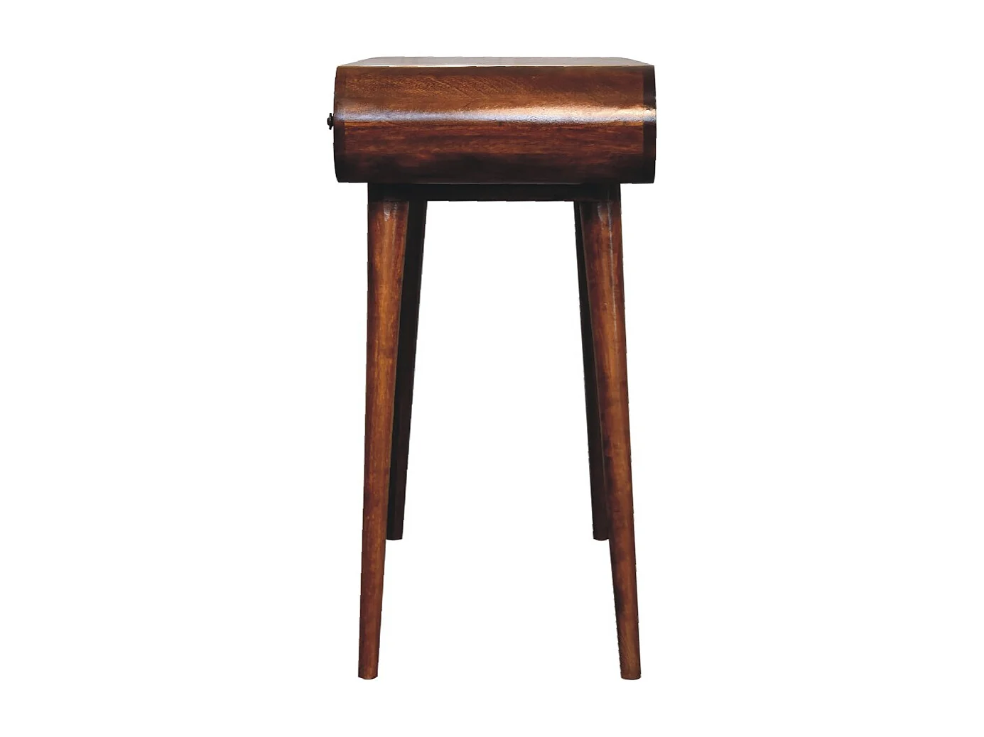 Table de Maquillage avec Miroir en Châtaignier