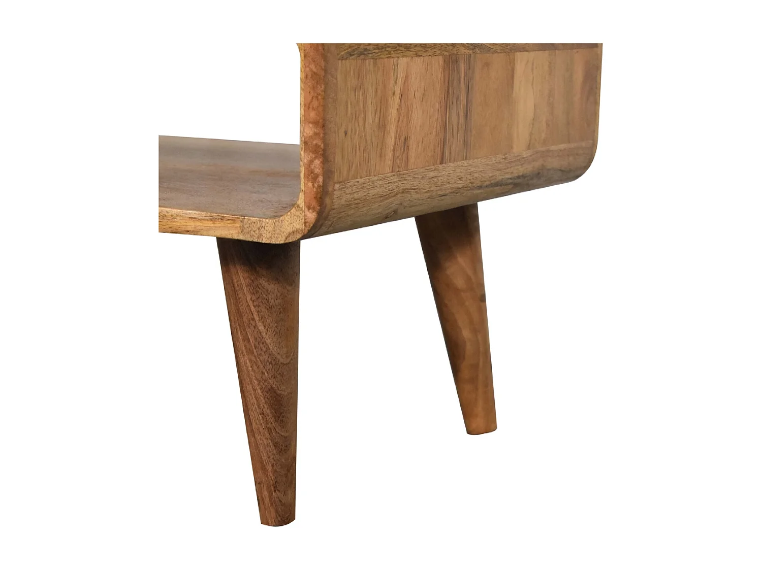 Artisan Furniture Massief Houten Open Eiken-achtige Mediakast, Woonkamer