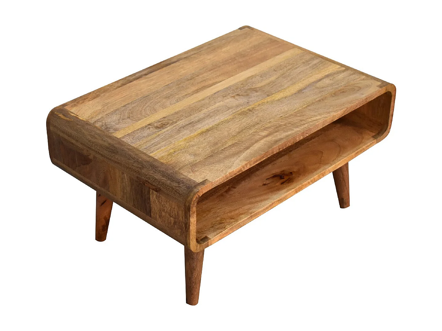 Artisan Furniture Massief Houten Open Eiken-achtige Mediakast, Woonkamer