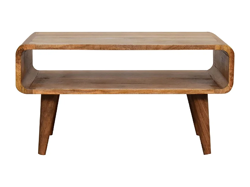 Artisan Furniture Massief Houten Open Eiken-achtige Mediakast, Woonkamer