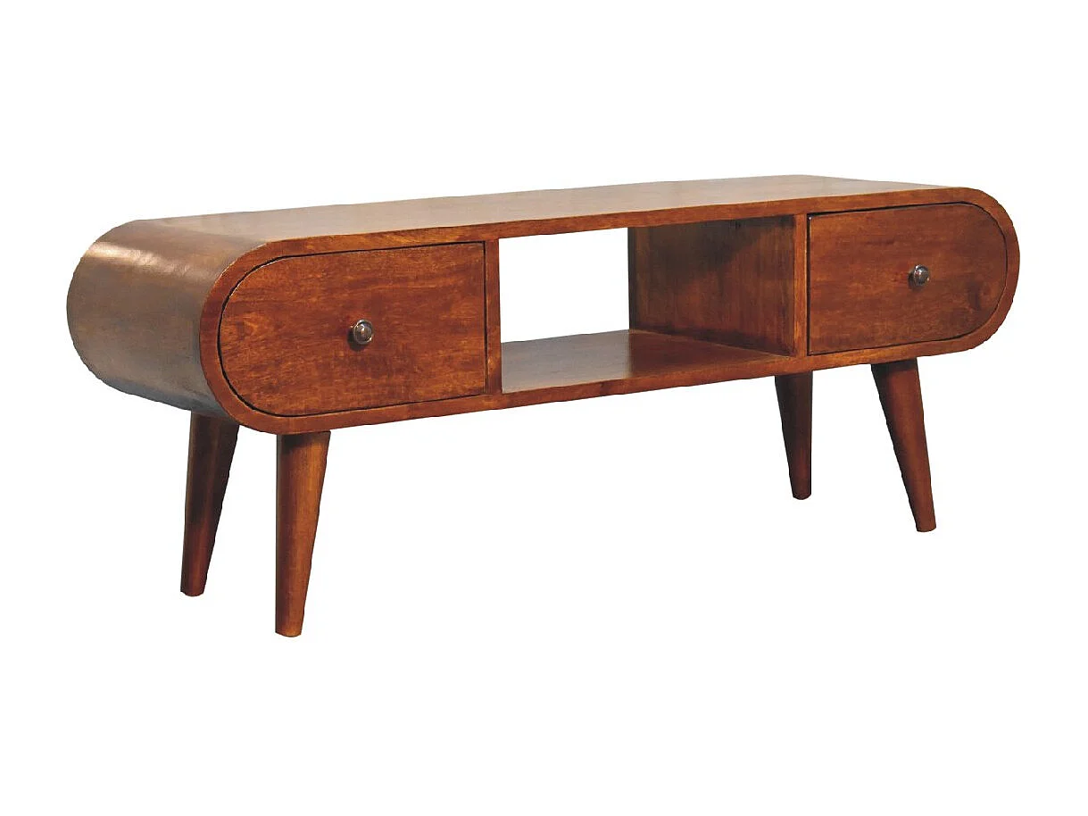 Artisan Furniture Massivholz-TV-Möbel aus Kastanienholz London