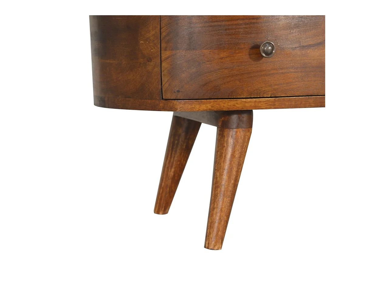 Artisan Furniture Massief Houten Kastanje Entertainment Eenheid met 4 Laden, Woonkamer