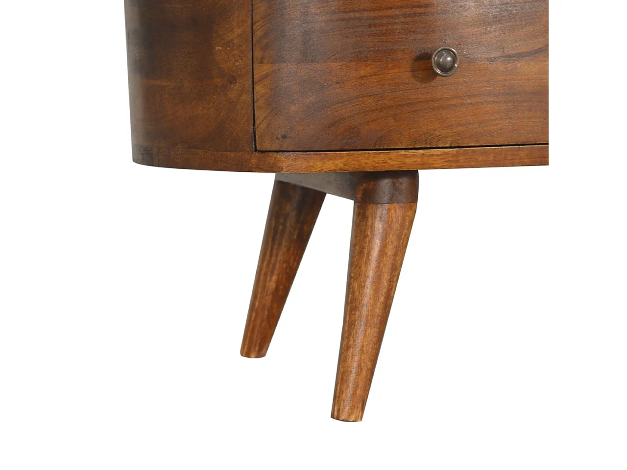 Artisan Furniture Madera Sólida Unidad de Entretenimiento Castaño con 4 Cajones, Sala de Estar