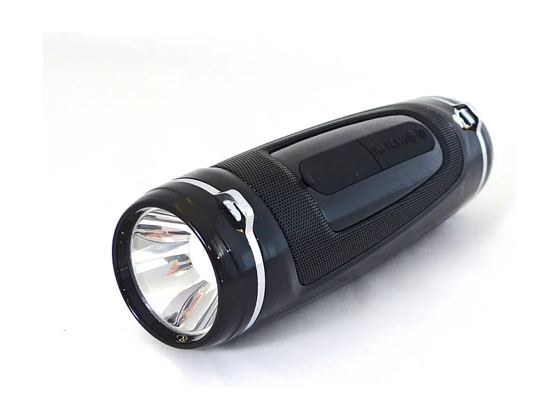 Lampe-torche avec Enceinte intégrée 10W BT noire LightSound