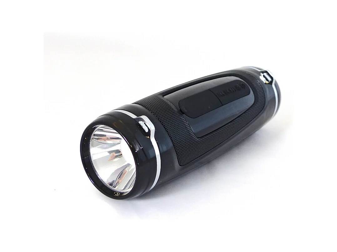 Lampe-torche avec Enceinte intégrée 10W BT noire LightSound