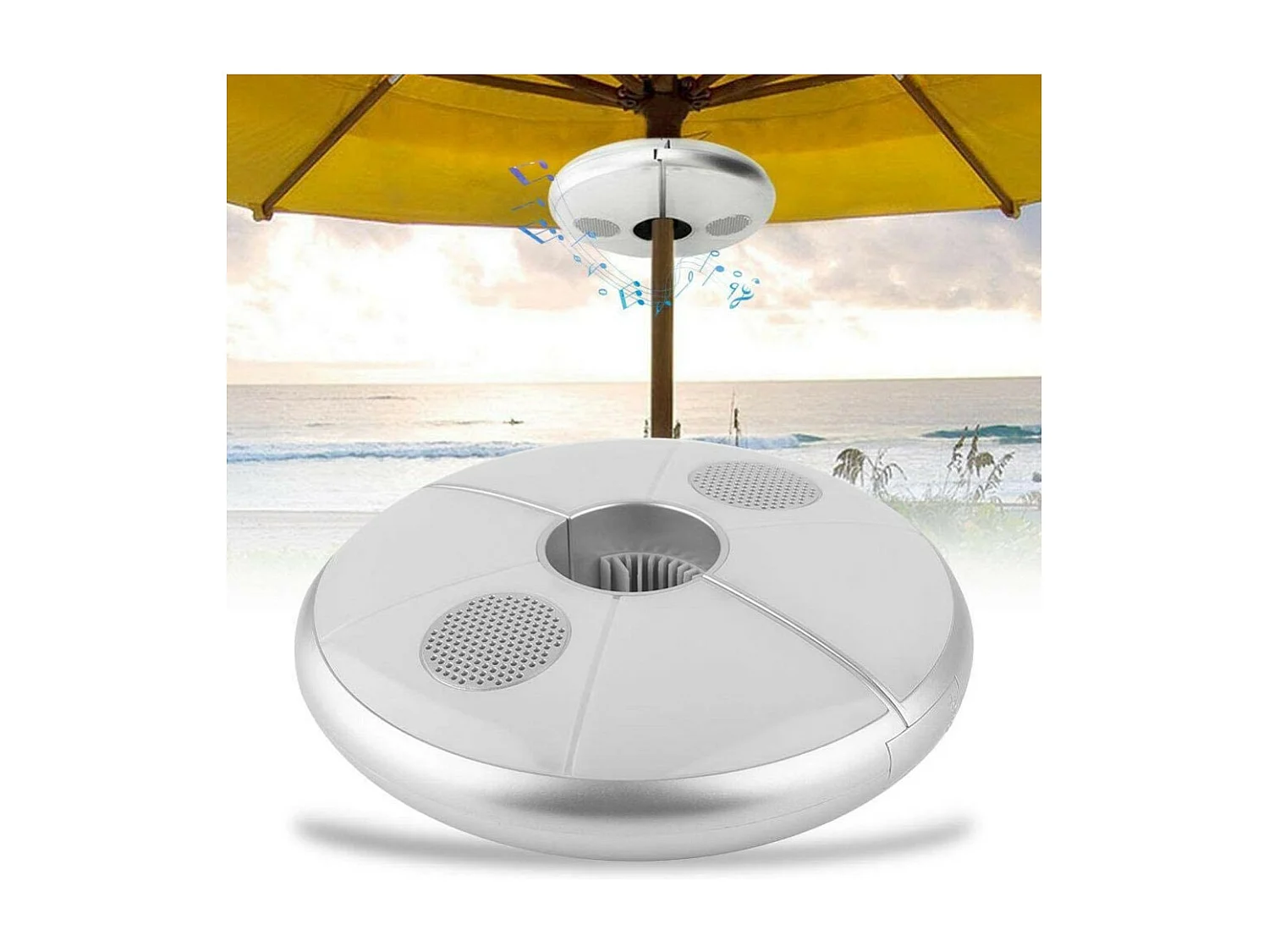 Lampe LED pour parasol avec enceinte sans fil PARASOUND