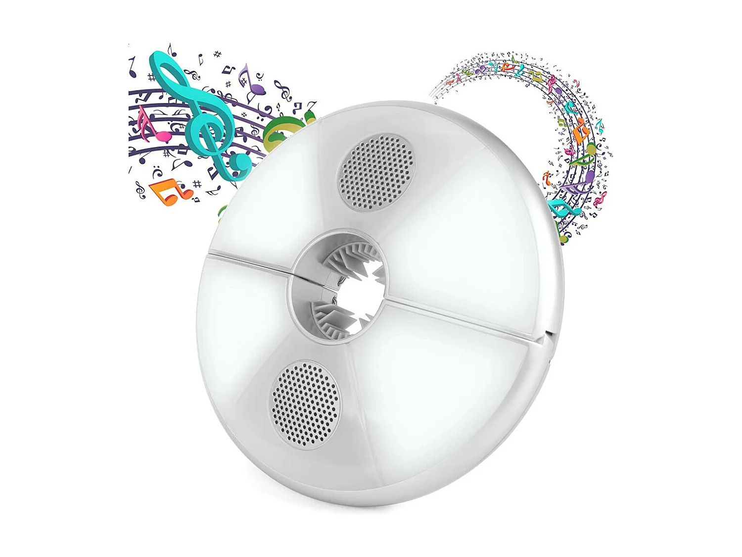 Lampe LED pour parasol avec enceinte sans fil PARASOUND