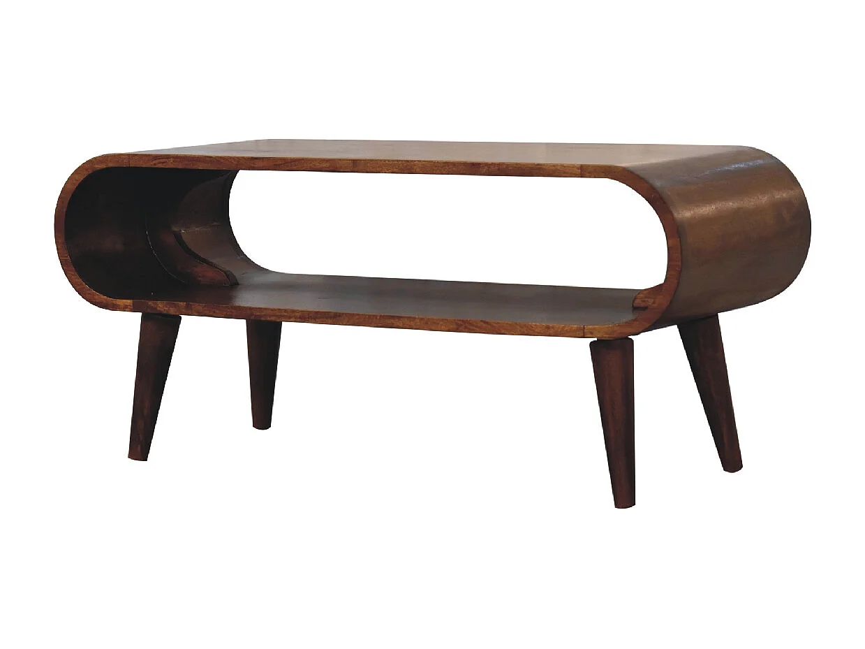 Artisan Furniture Mesa de Centro Amaya em Castanho, Sala de Estar