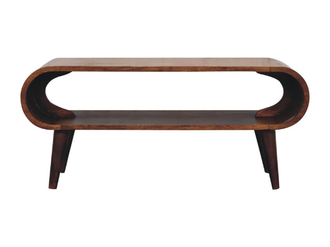 Artisan Furniture Massief Houten Kastanje Amaya Salontafel, Woonkamer