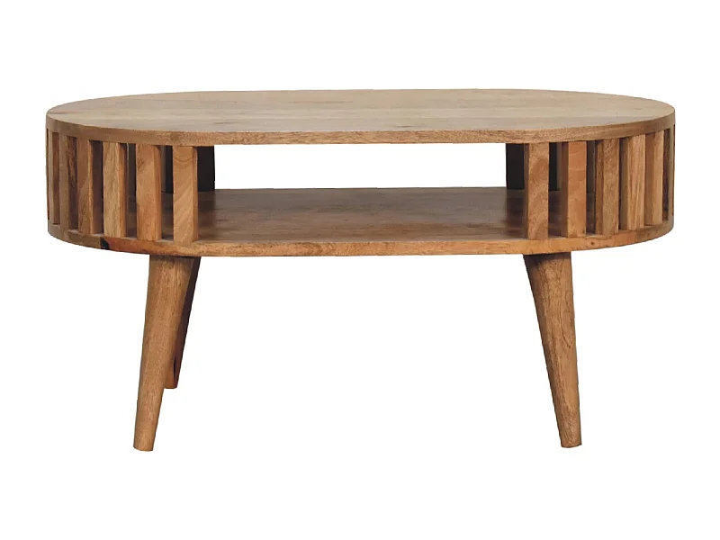 Artisan Furniture Mesa de Café de Madera Sólida Oak-ish Ariella, Sala de Estar