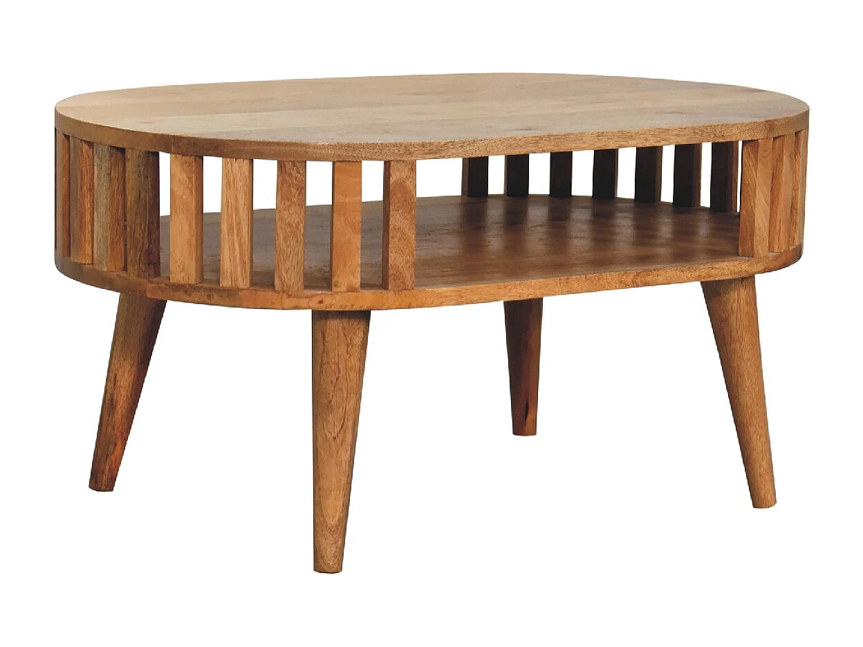 Artisan Furniture Mesa de Café de Madera Sólida Oak-ish Ariella, Sala de Estar