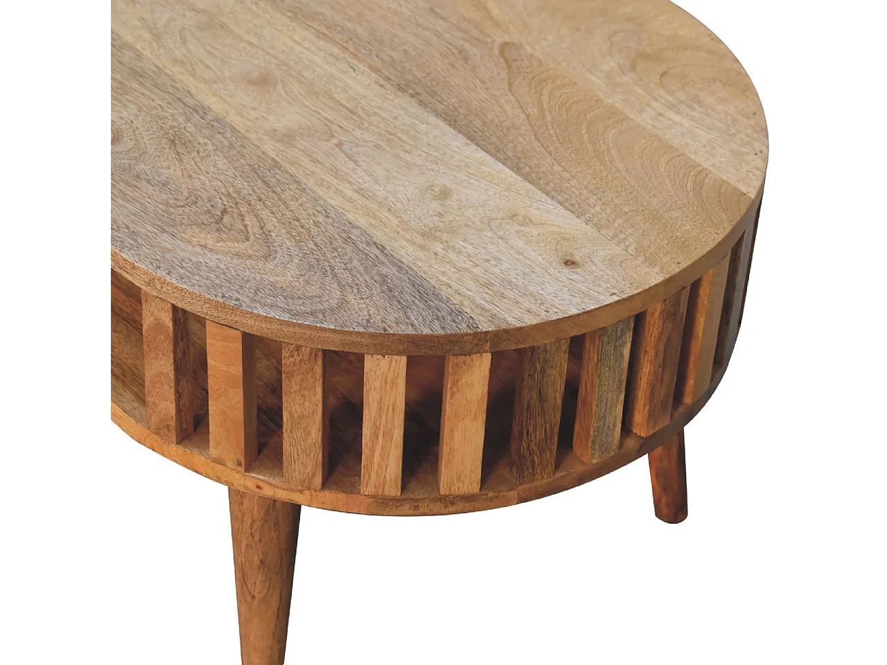 Artisan Furniture Mesa de Café de Madera Sólida Oak-ish Ariella, Sala de Estar