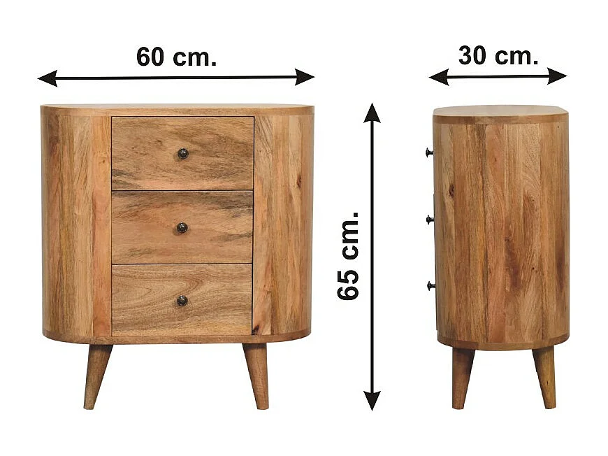 Mini Cabinet en Chêne-Style