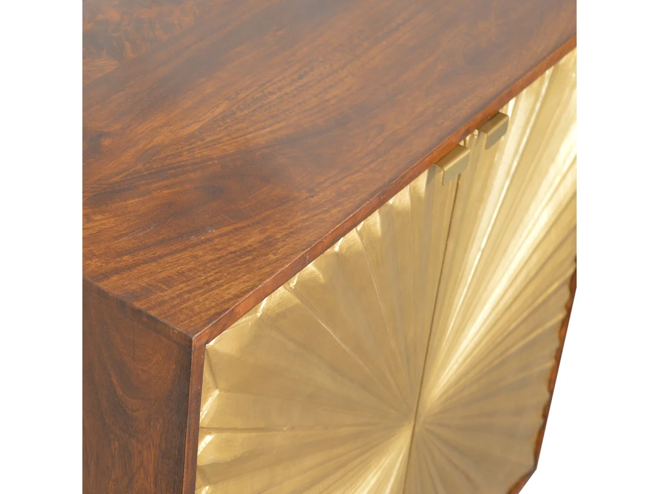 Möbelstück Manila Gold von Artisan Furniture, 2 Innenregale, goldbraune Mischung