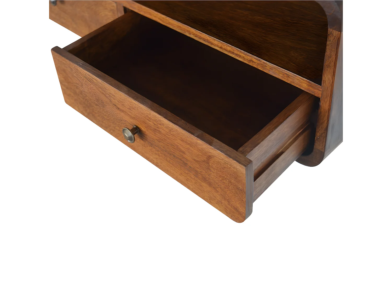 Console Ouverte Flottante en Châtaignier.