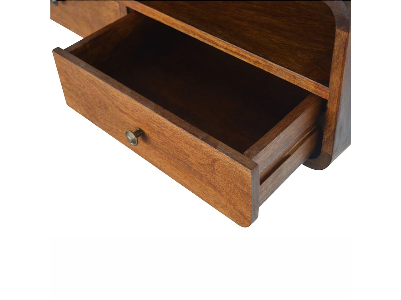 Console Ouverte Flottante en Châtaignier.