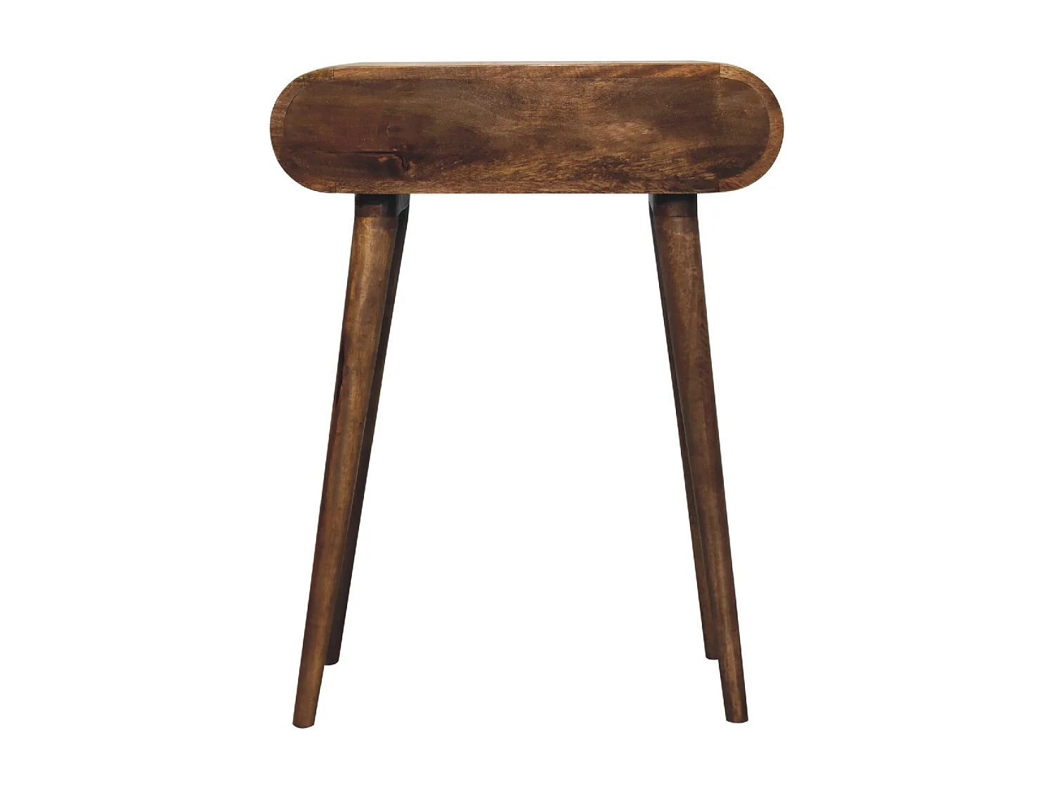 Artisan Furniture Mini szara konsola London z litego drewna, przedpokój lub wejście