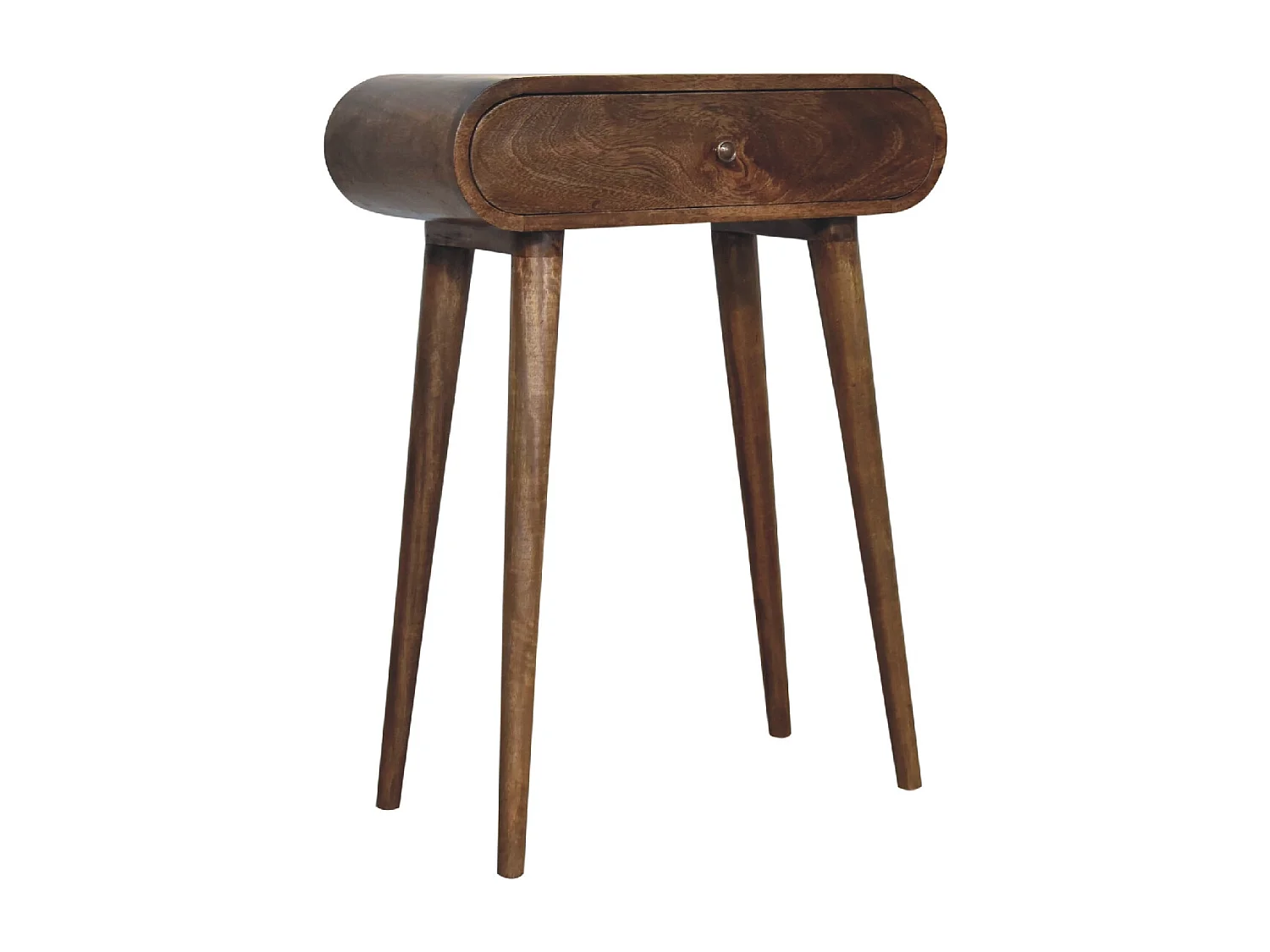 Artisan Furniture Massief Houten Mini Grijze London Console Tafel, Hal of Entree