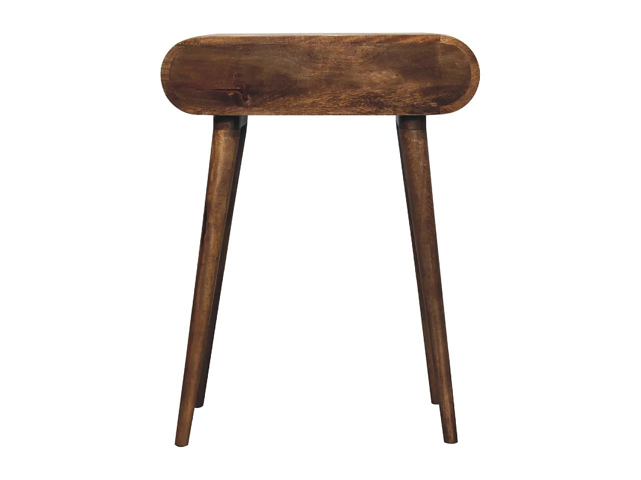 Artisan Furniture Table Console Mini London en Bois Massif, 1 Tiroir, Gris