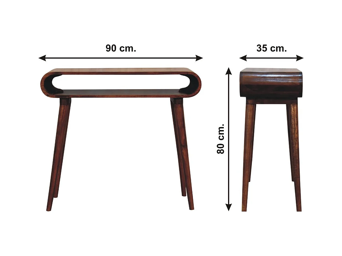 Table console Amaya en style nordique.