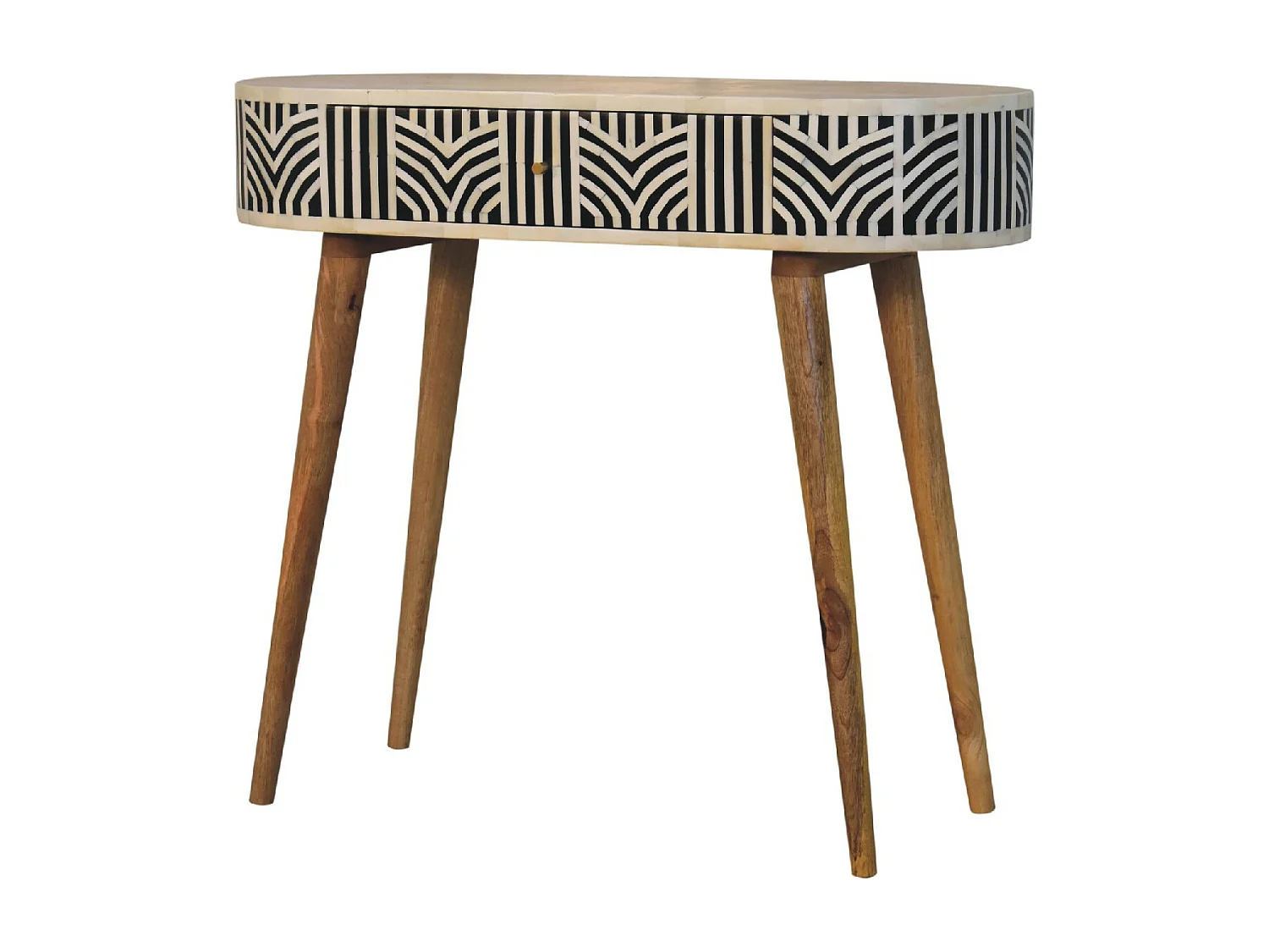 Table Console en Incrustation d'Os Edessa