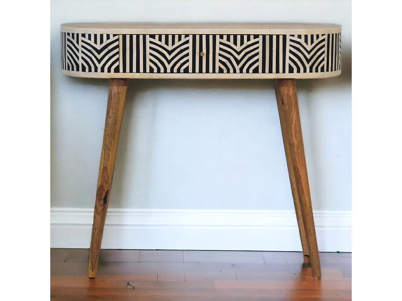 Table Console en Incrustation d'Os Edessa