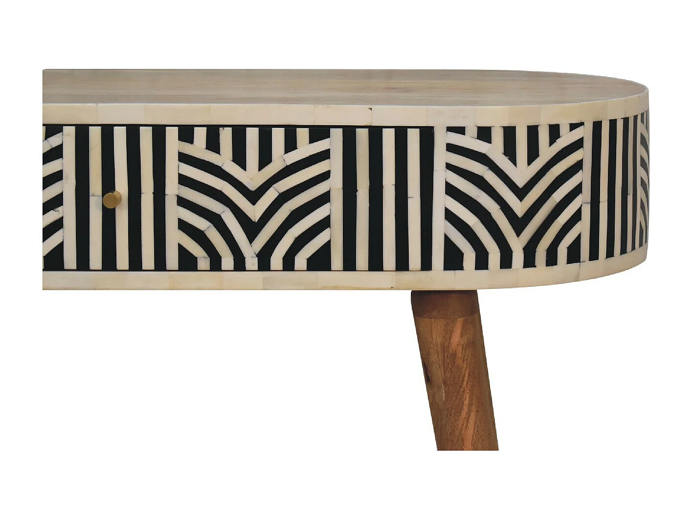 Table Console en Incrustation d'Os Edessa