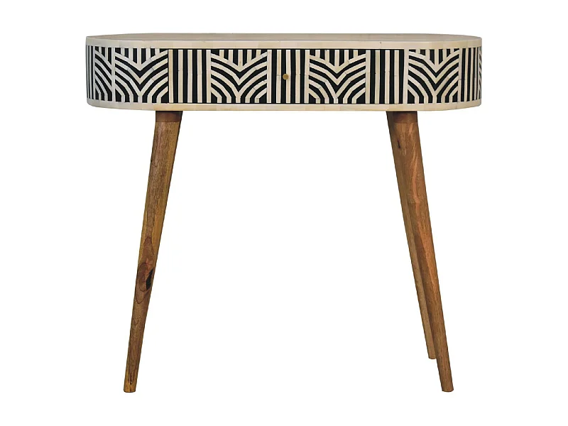 Table Console en Incrustation d'Os Edessa