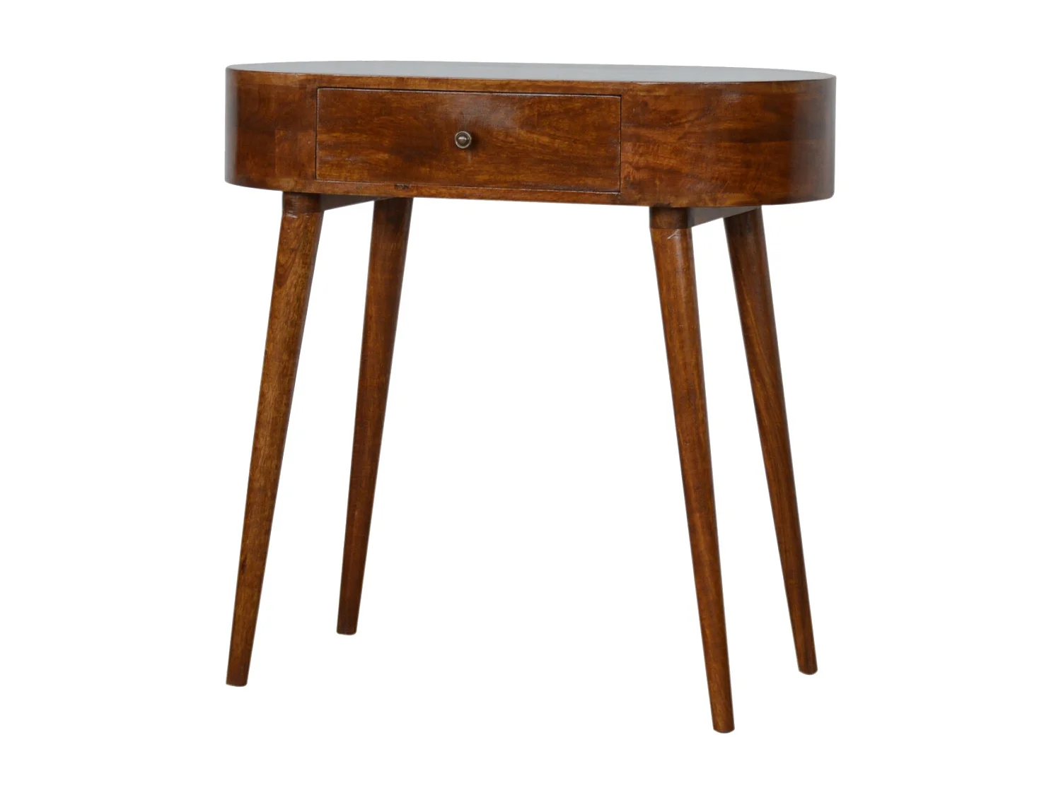 Artisan Furniture Orzechowa konsola Albion z 1 szufladą, klasyczny element przedpokoju