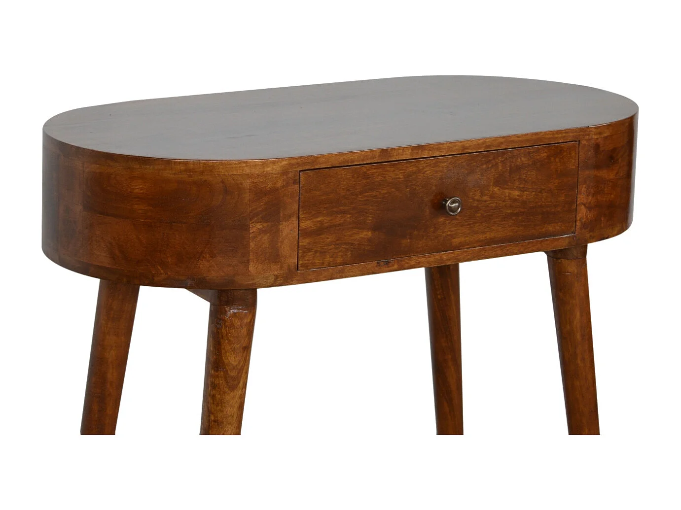 Artisan Furniture Orzechowa konsola Albion z 1 szufladą, klasyczny element przedpokoju