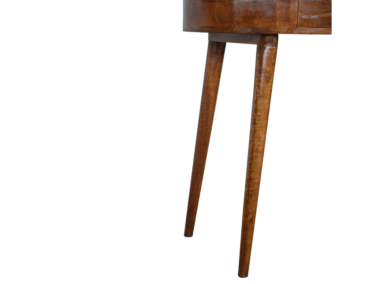 Artisan Furniture Orzechowa konsola Albion z 1 szufladą, klasyczny element przedpokoju