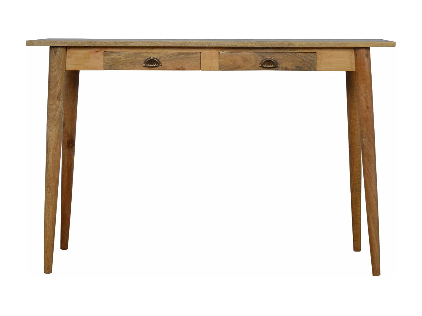 Bureau nordique à 2 tiroirs.