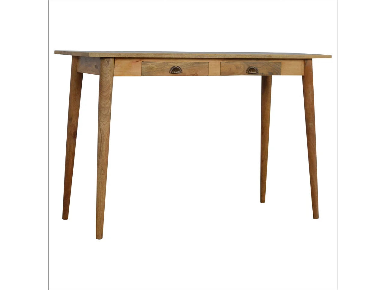 Bureau nordique à 2 tiroirs.