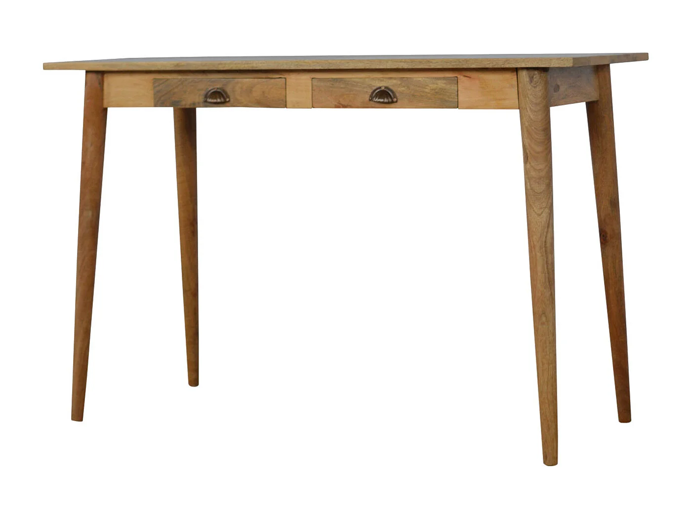 Bureau nordique à 2 tiroirs.