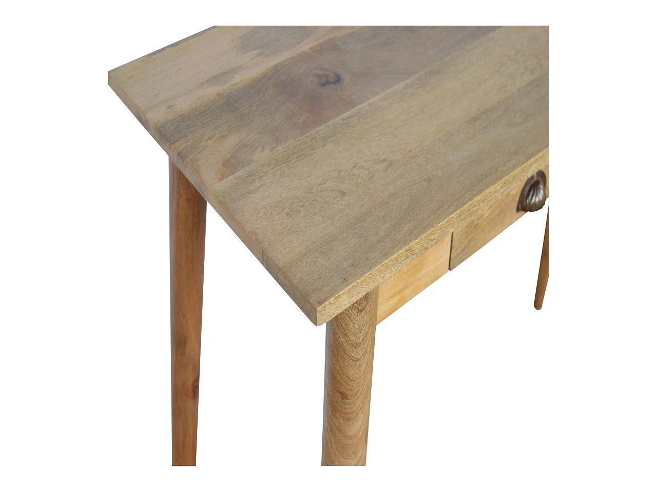 Artisan Furniture Dębowa biurko z 2 szufladami, nordycki styl