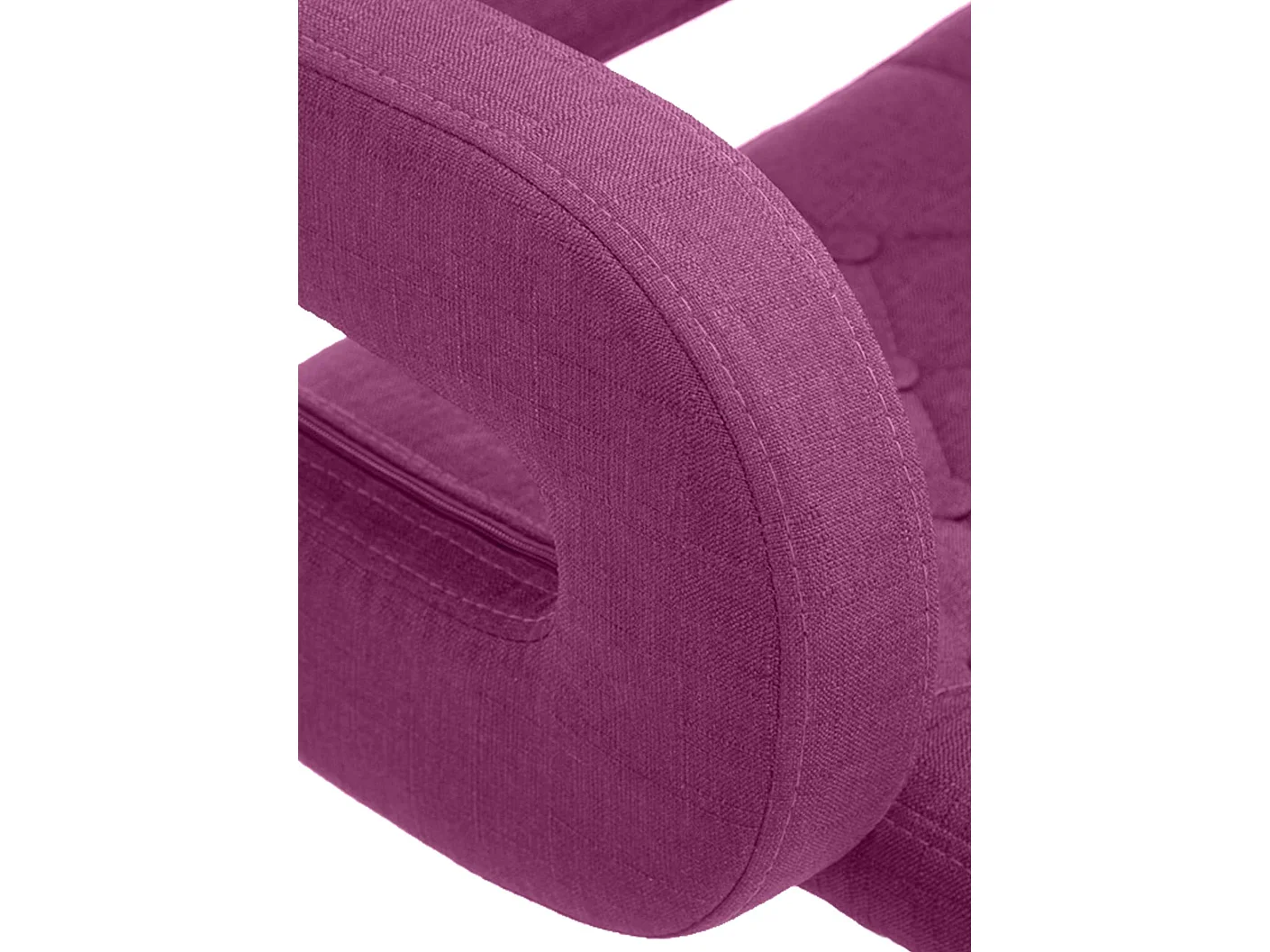 Bürostuhl - Stoff & Metall in Chromoptik - lila - Dublin