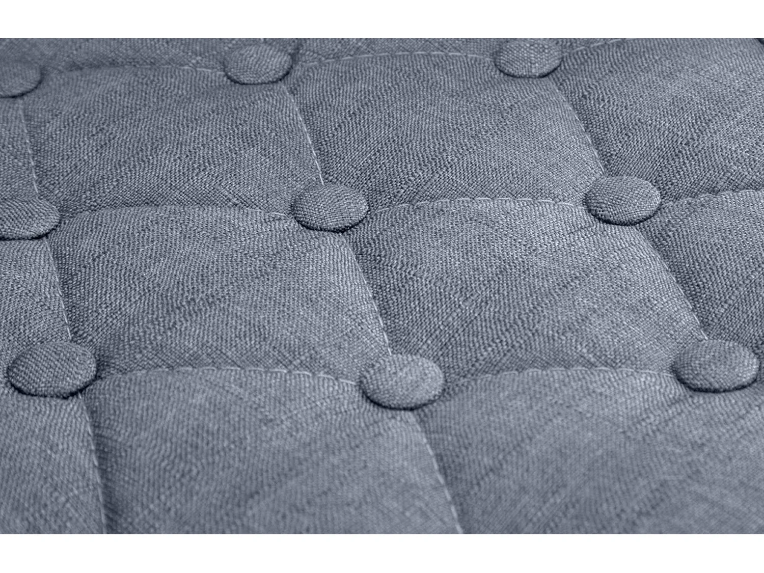 Bürostuhl - Stoff & Metall in Chromoptik - blau - Dublin