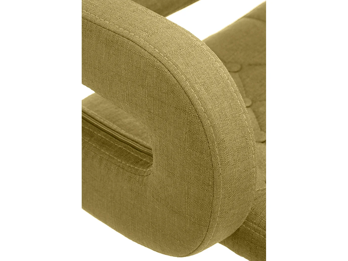 Bürostuhl - Stoff & Metall in Chromoptik - grün - Dublin