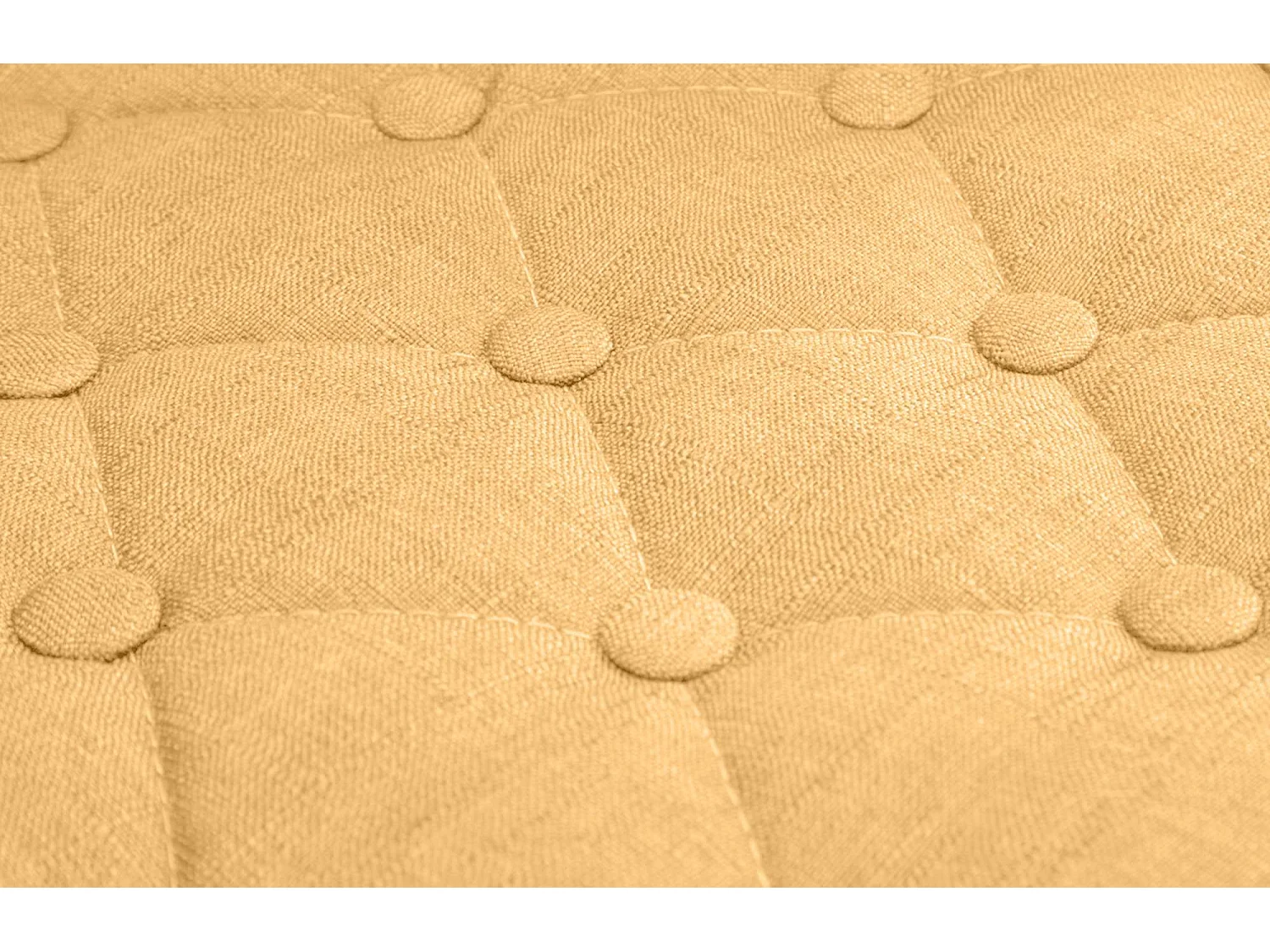 Bürostuhl - Stoff & Metall in Chromoptik - gelb - Dublin