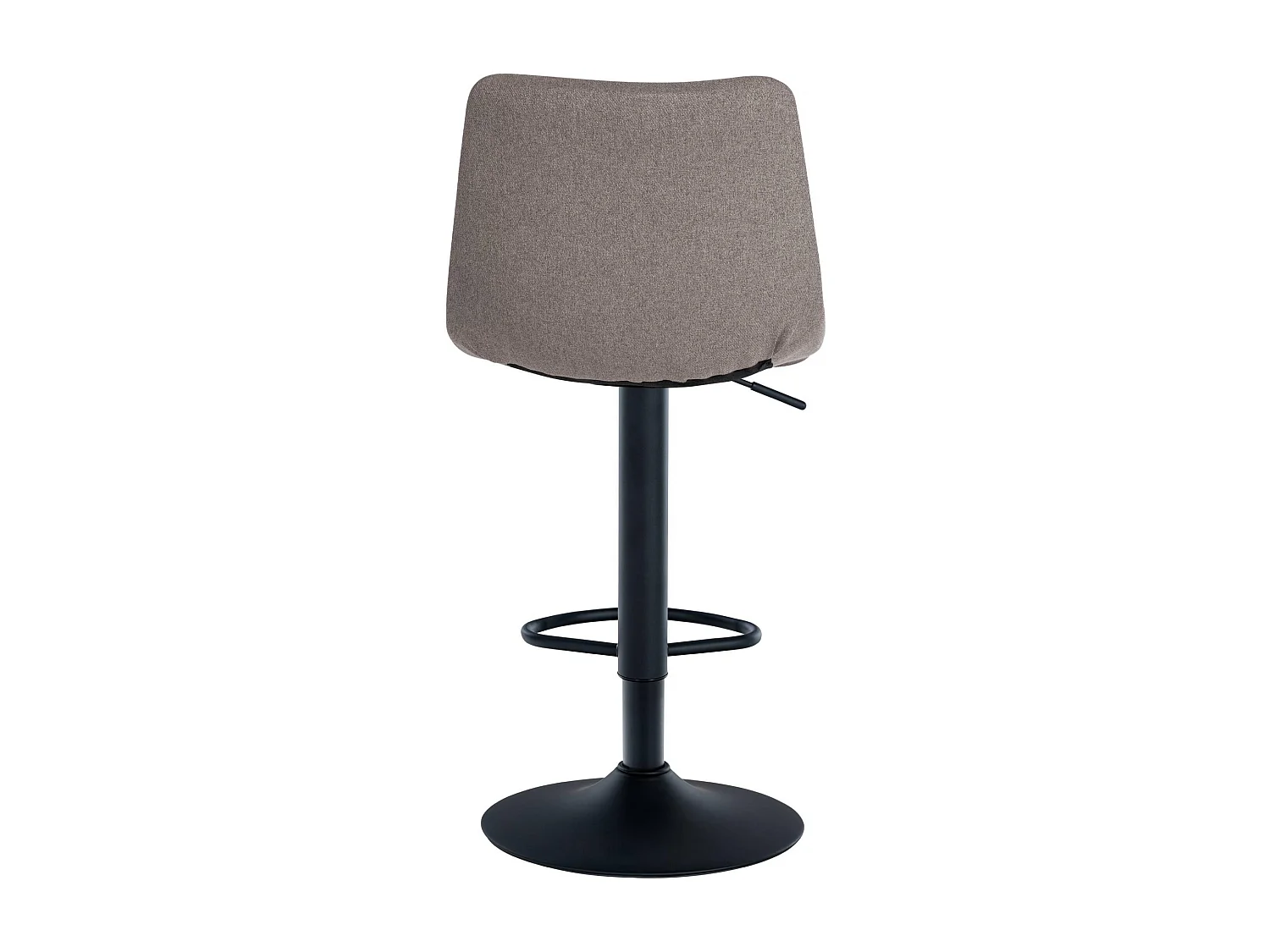 Tabouret de bar - Tissu & Métal - Gris - Jerry