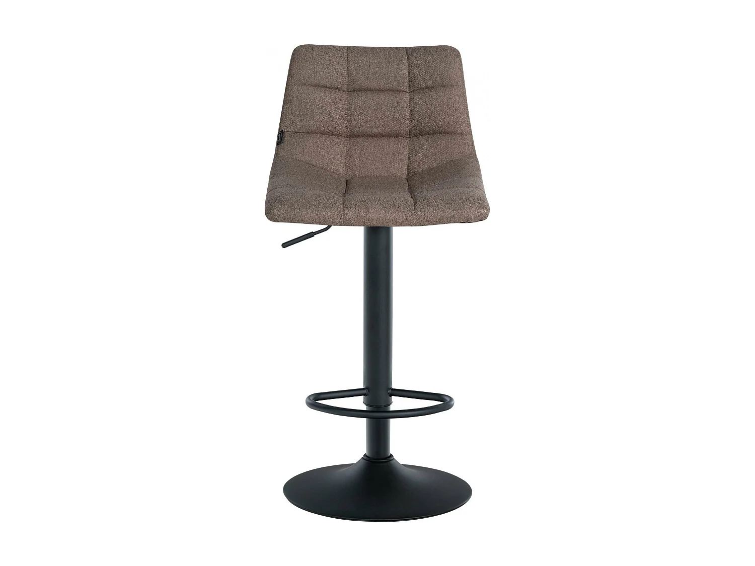 Tabouret de bar - Tissu & Métal - Taupe - Jerry