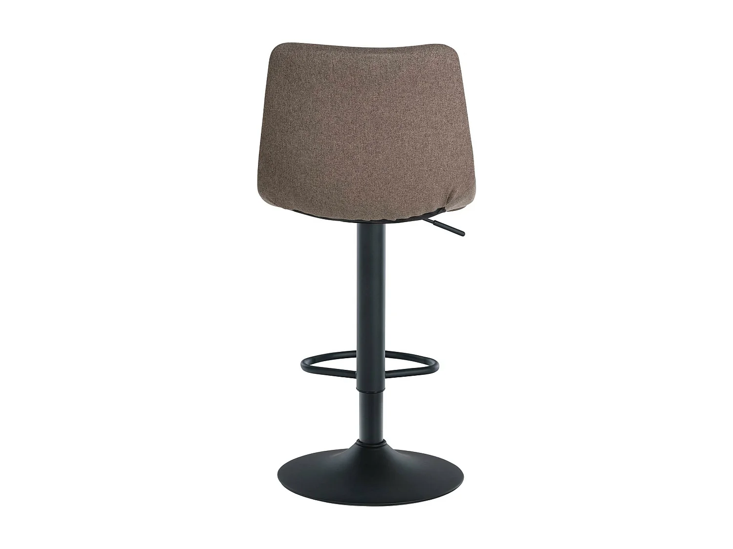 Tabouret de bar - Tissu & Métal - Taupe - Jerry