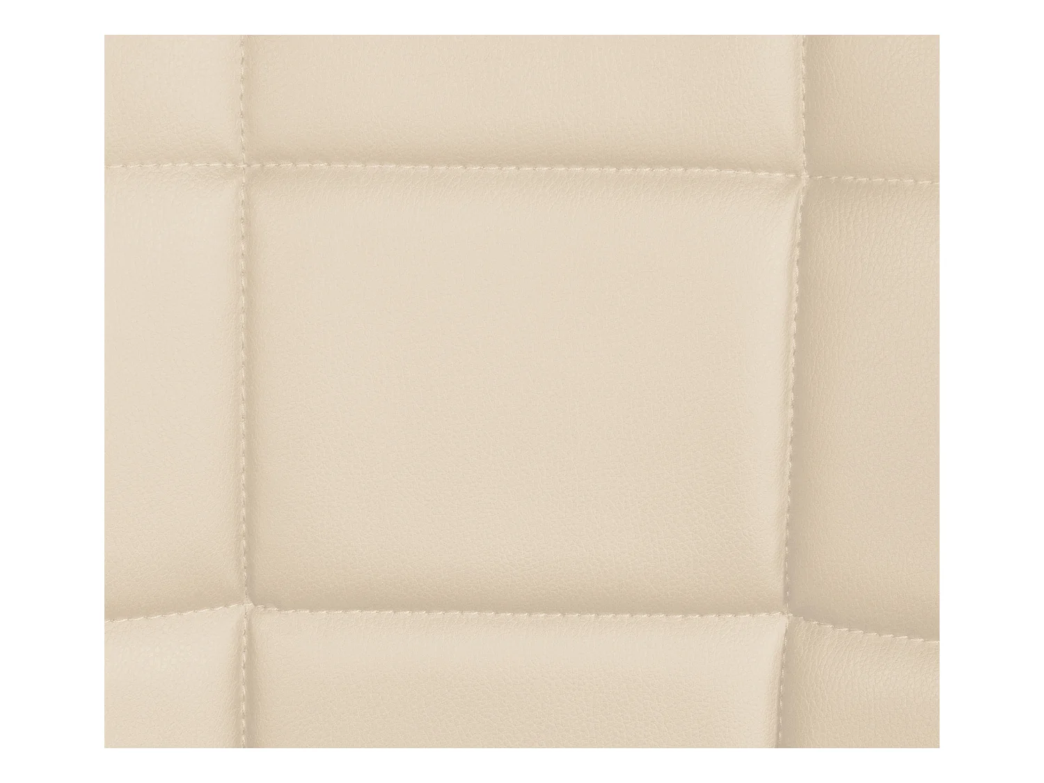 chaise salle à manger - Similicuir - Crème - Tom