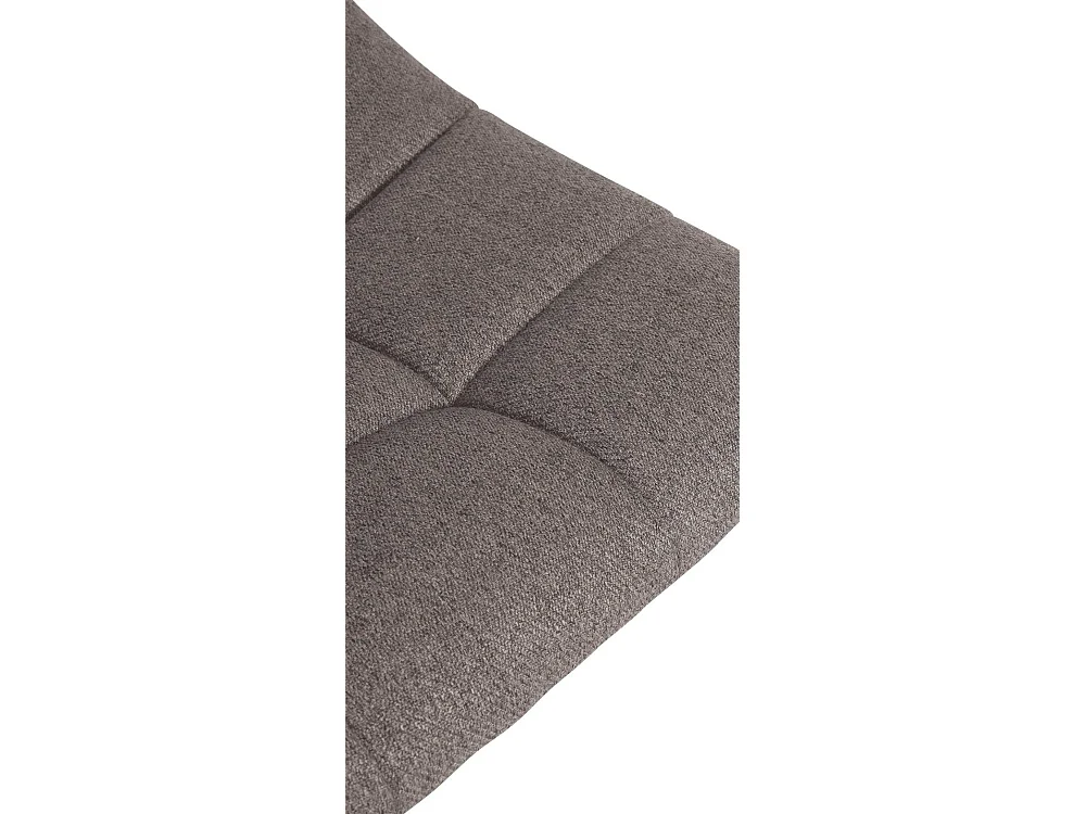 Lot de 2  Tabouret de bar - Tissu & Métal - Gris - Jerry