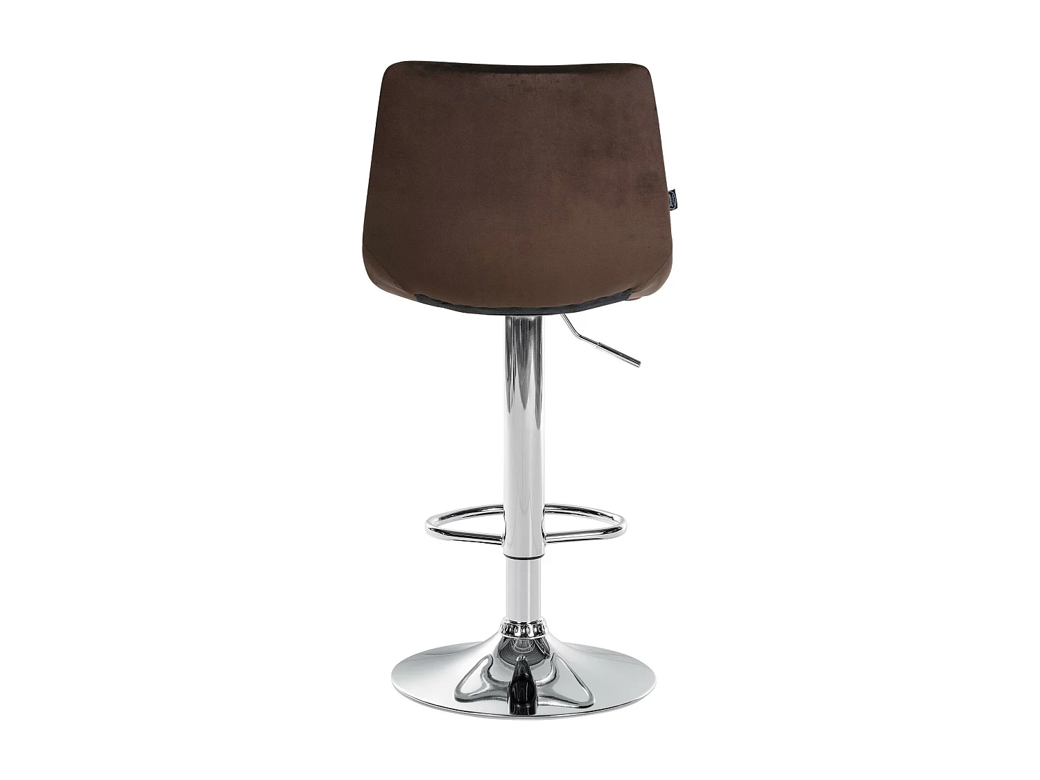 Tabouret de bar - Velours & Métal - Marron - Jerry