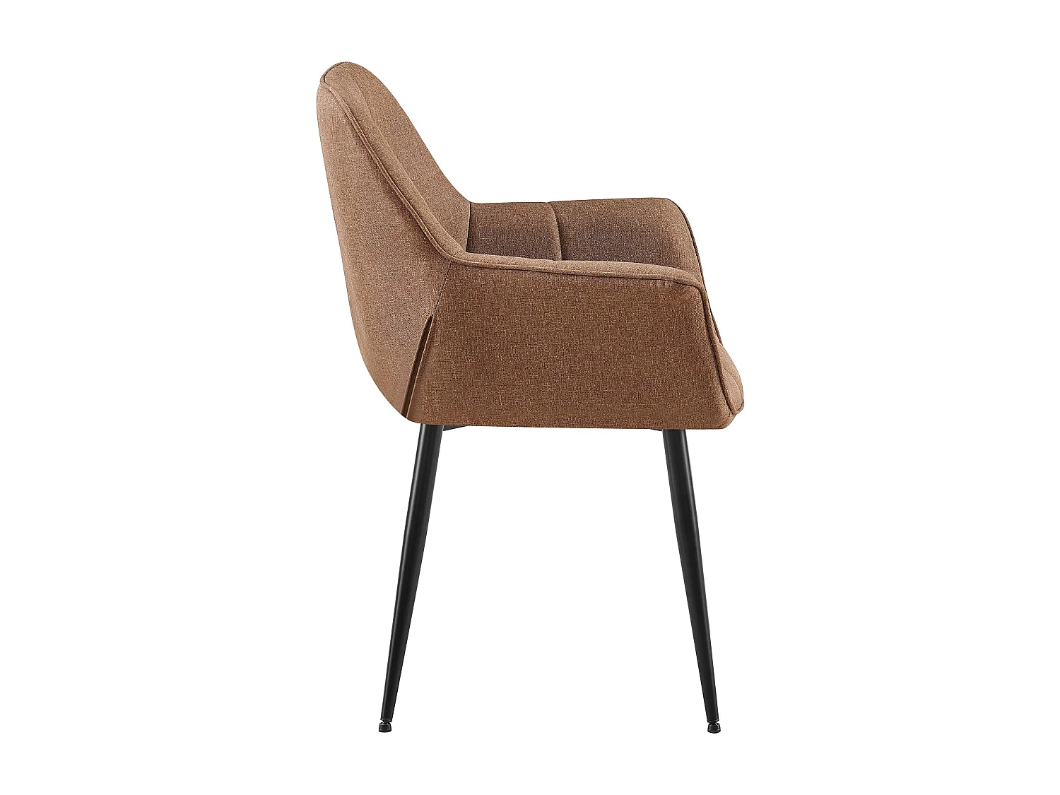 chaises avec accoudoirs - Tissu - Taupe - Roseville